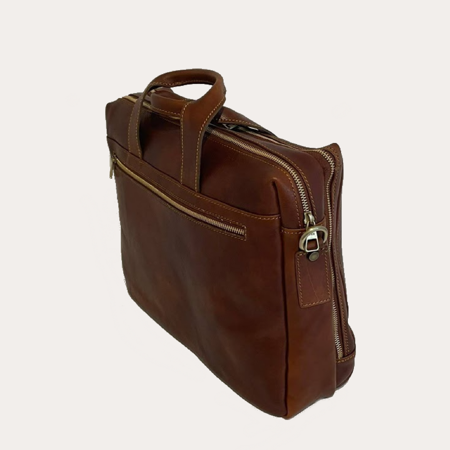 Brown Leather Laptop Case