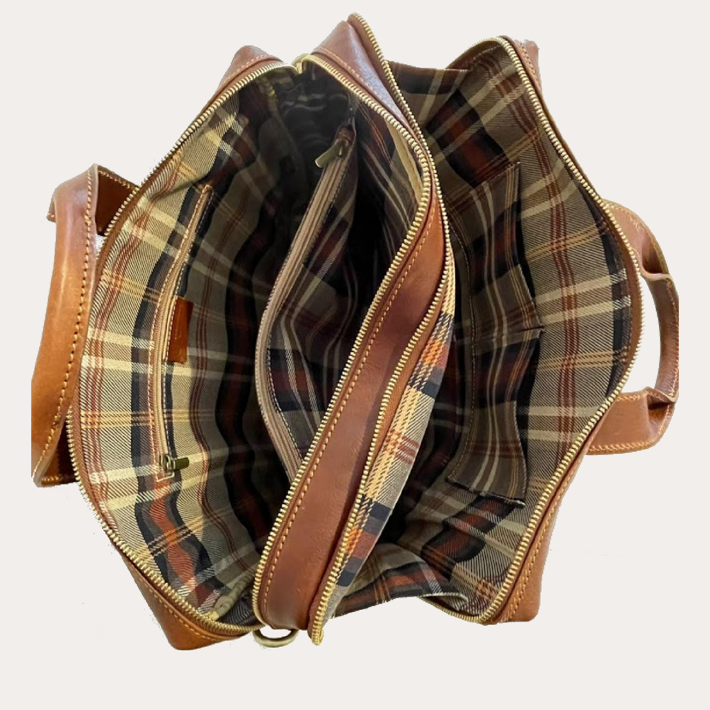 Brown Leather Laptop Case