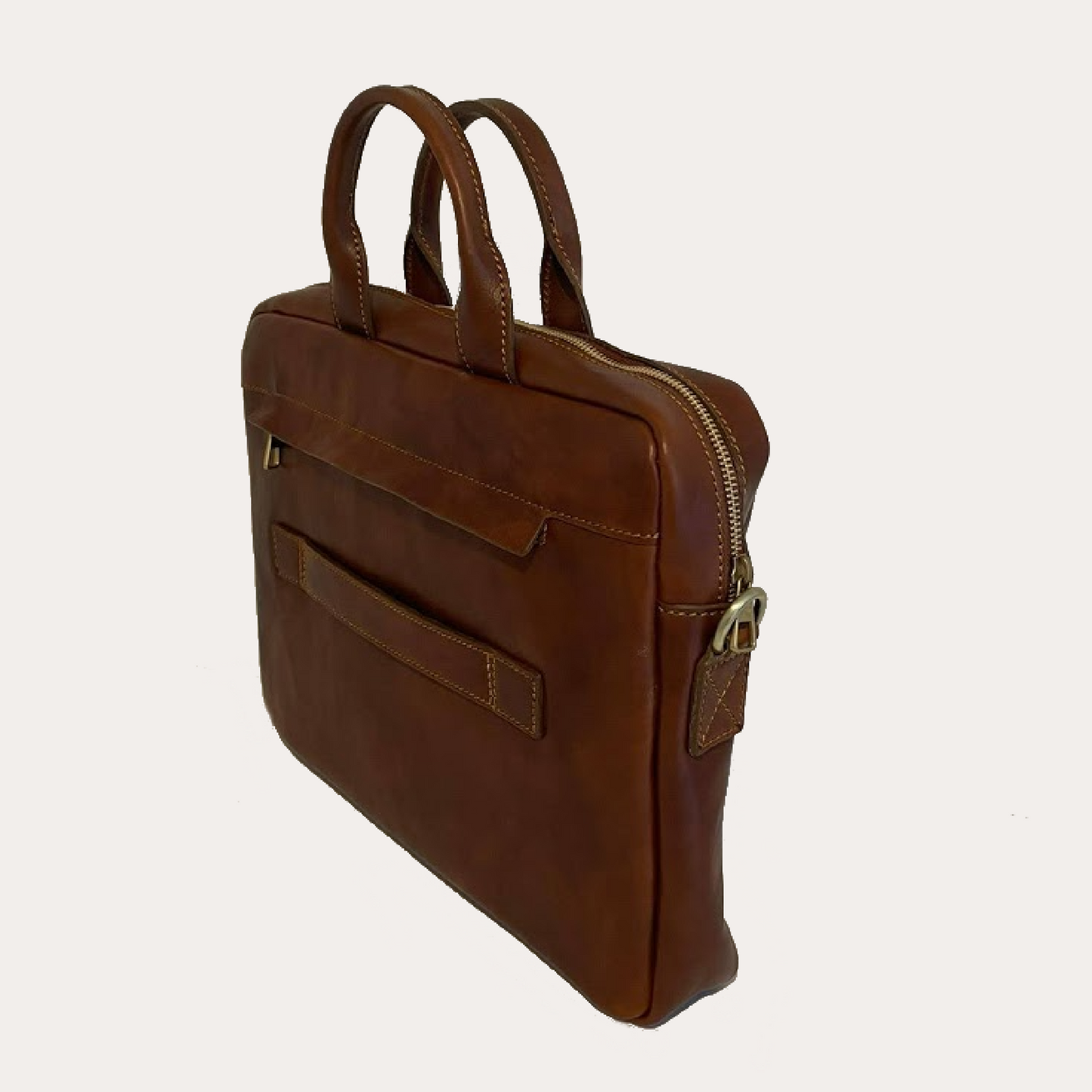 Brown Leather Laptop Case