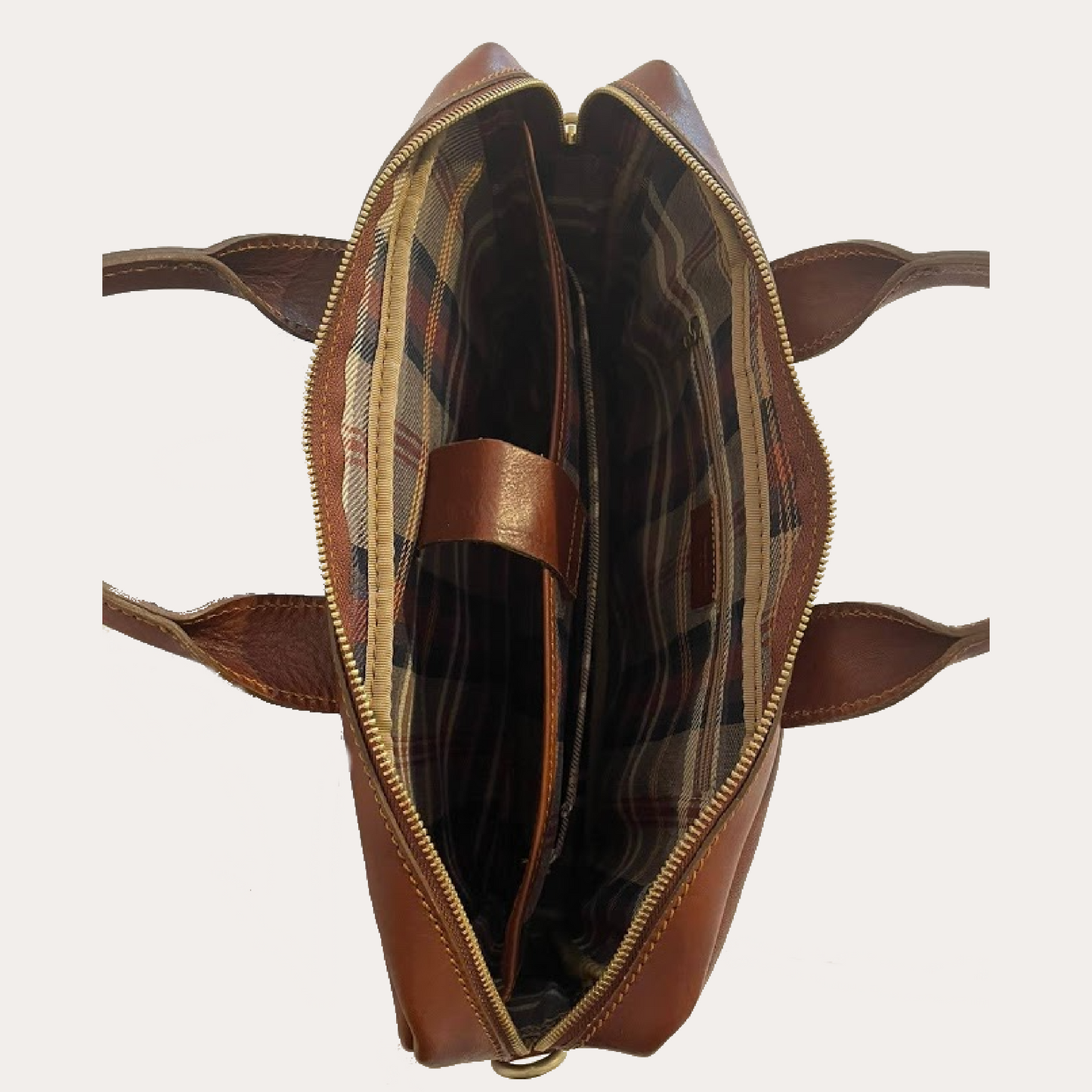 Brown Leather Laptop Case