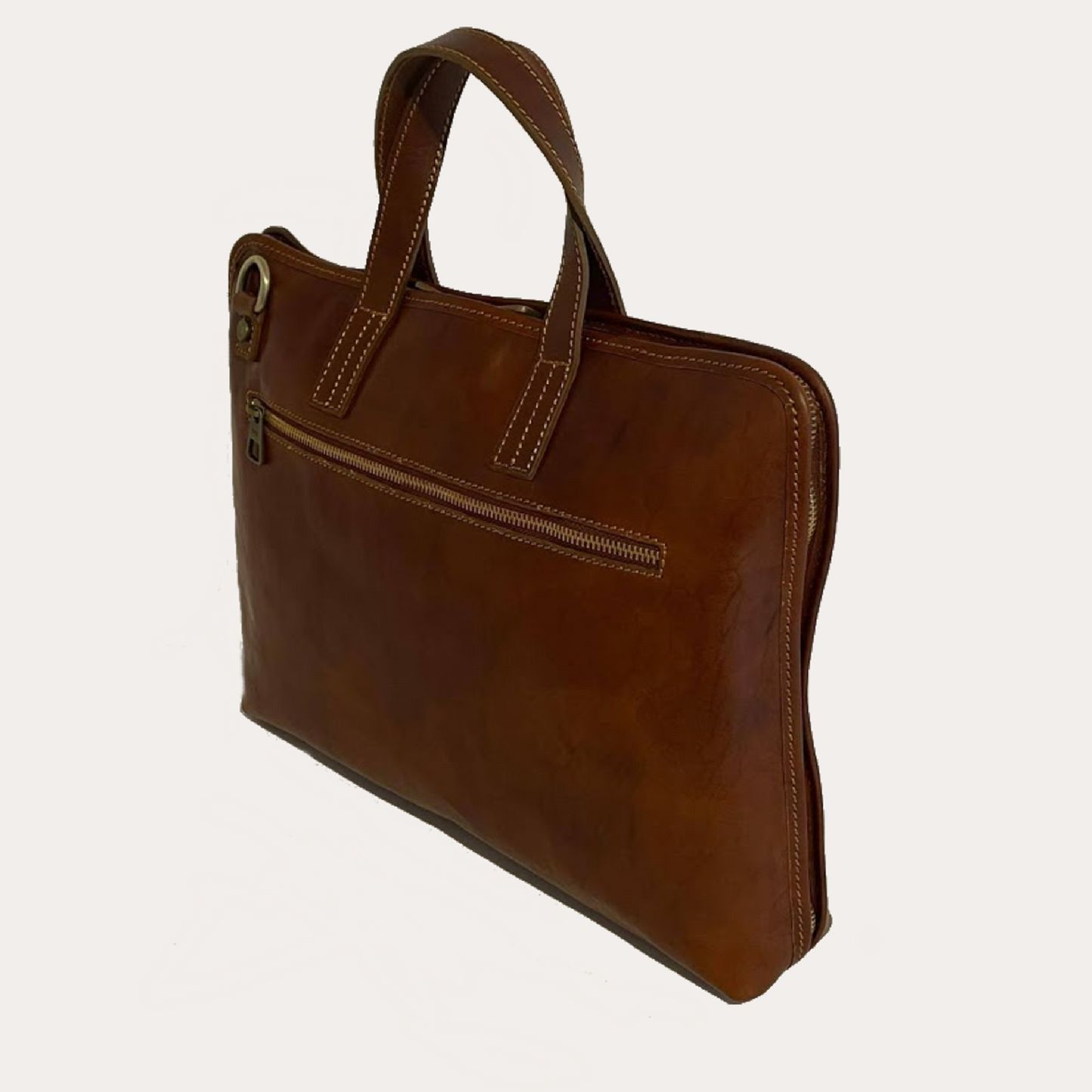 Brown Leather Laptop Case