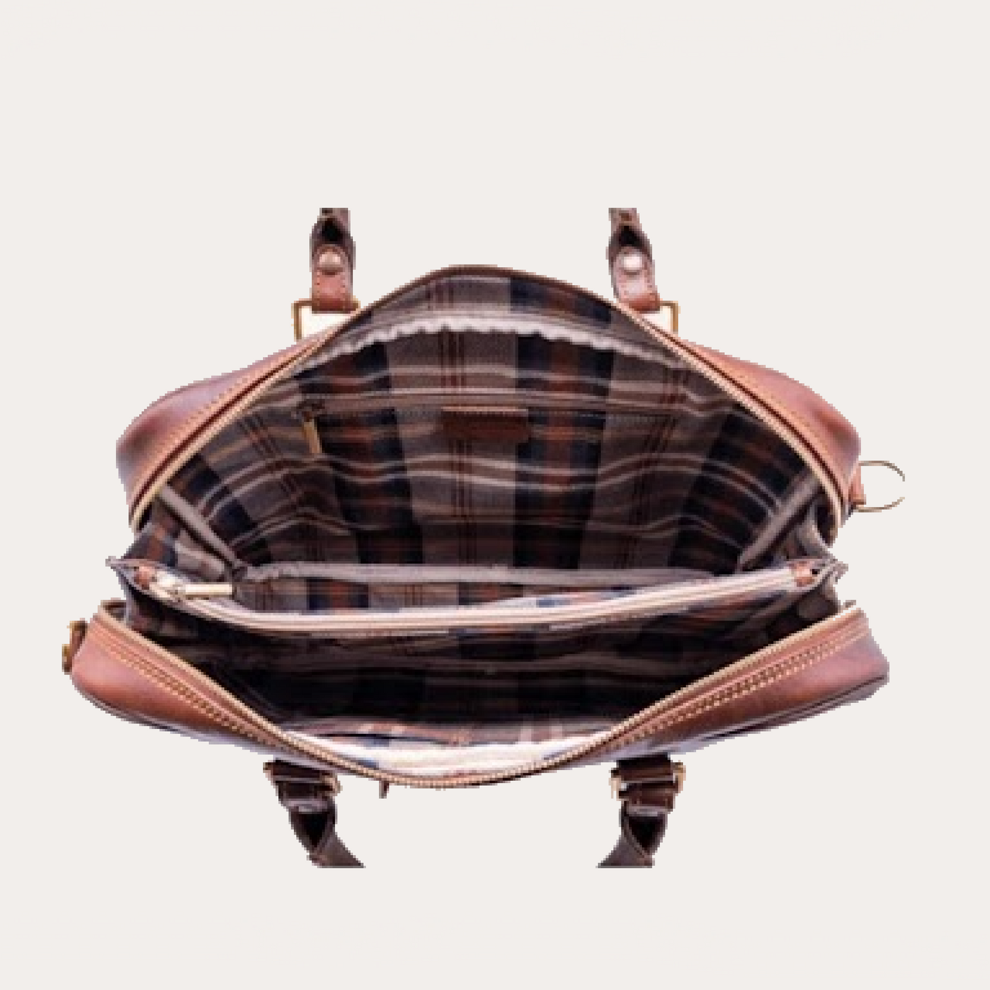 Brown Leather Laptop Case