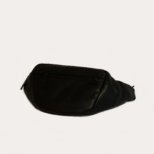 Gianni Conti Dark Brown Leather Bum Bag