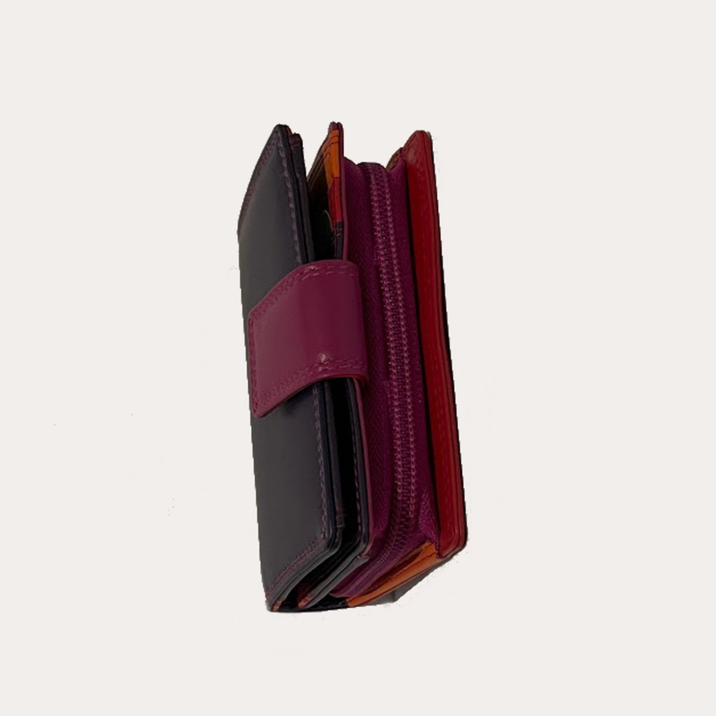 China Rose Leather Purse