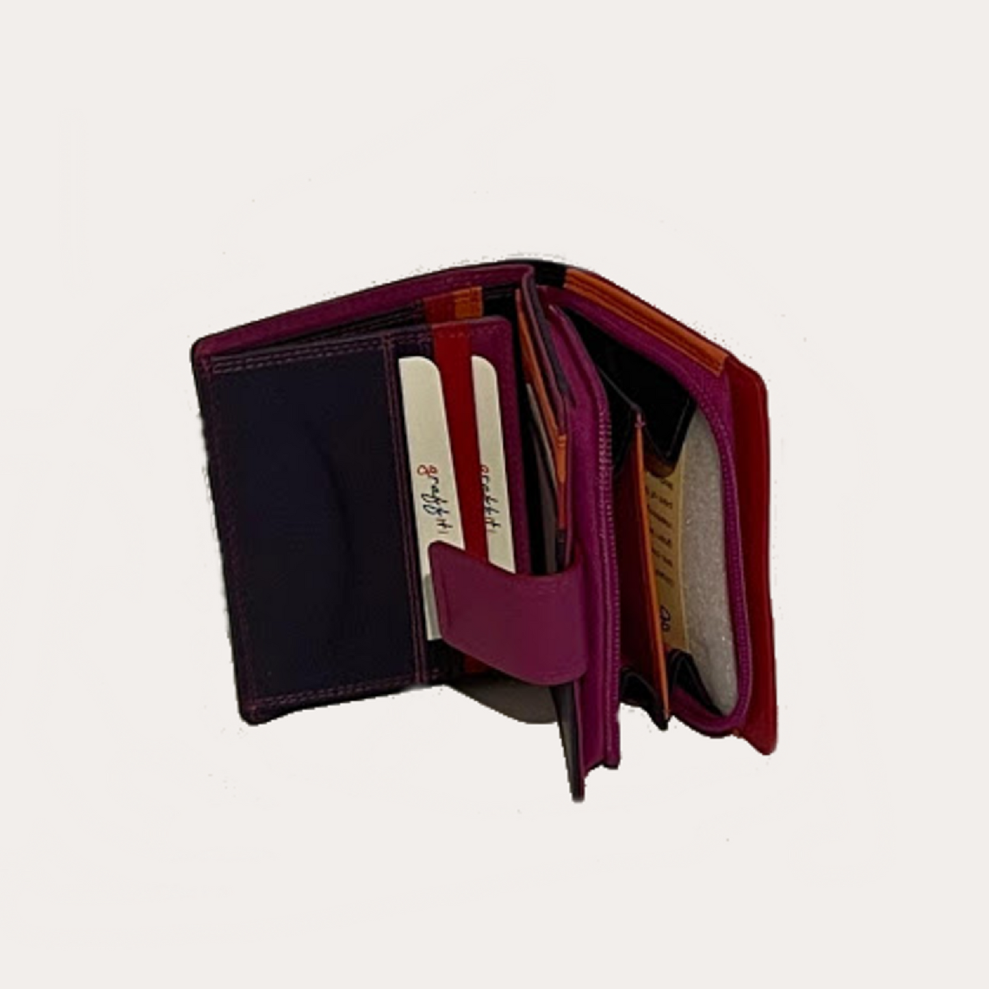 China Rose Leather Purse