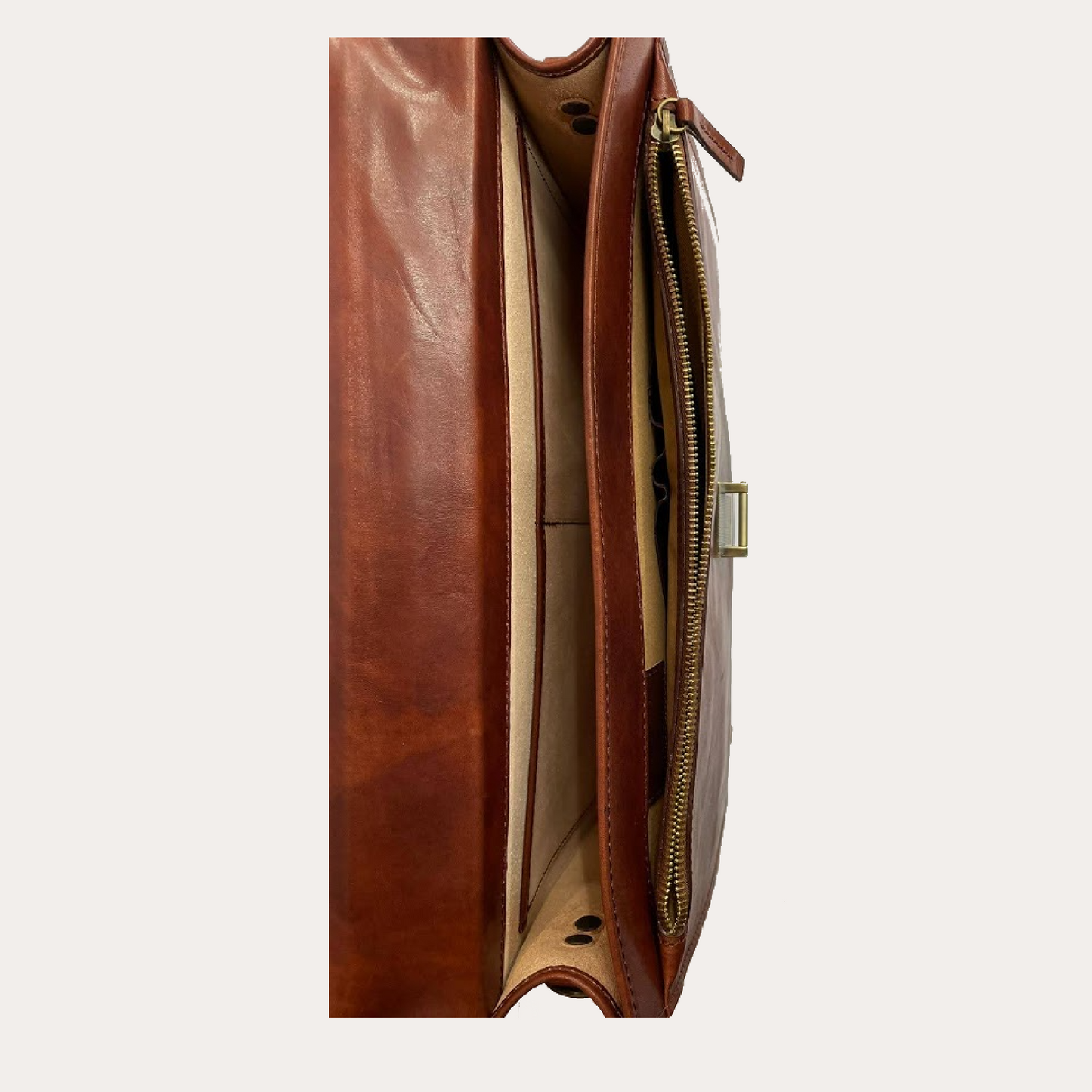 Burgundy Leather Briefcase