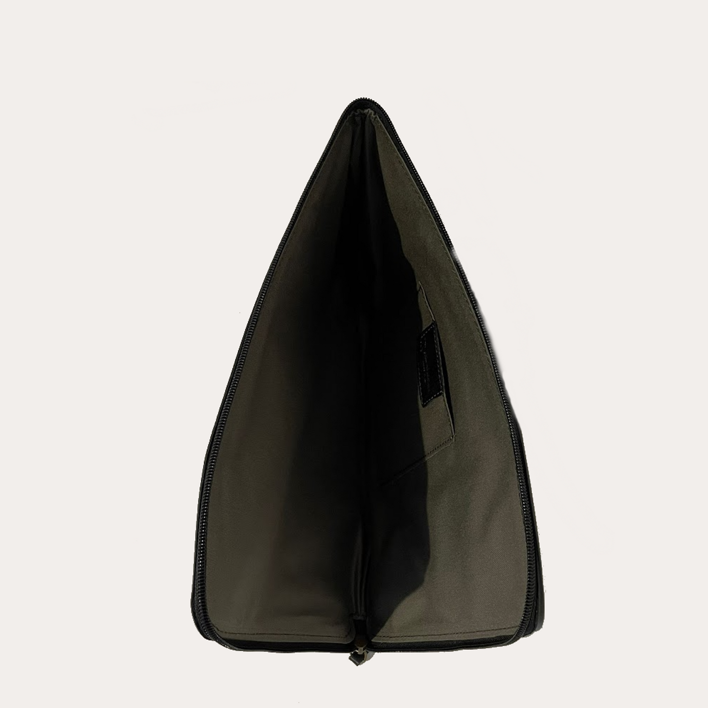 15'' Black Leather Document/Computer Sleeve