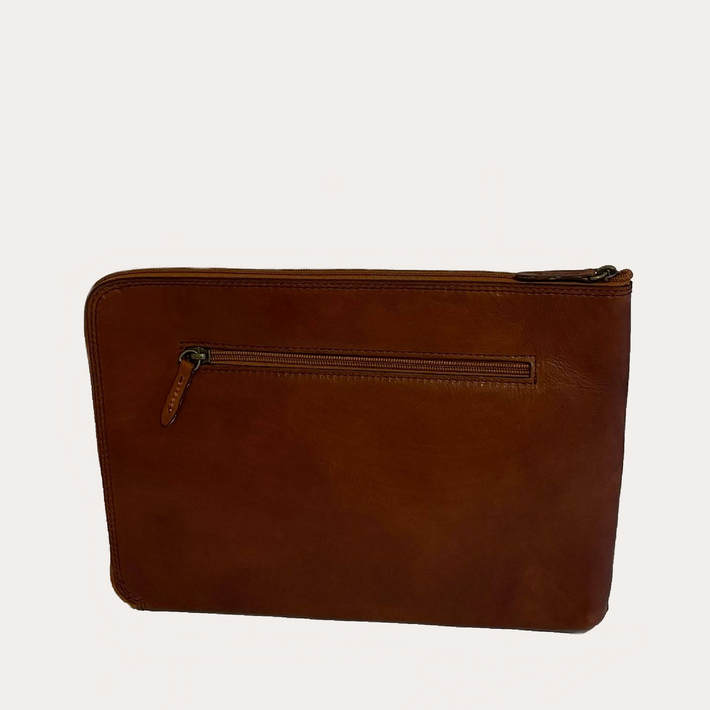 13'' Brown Leather Document/Computer Sleeve