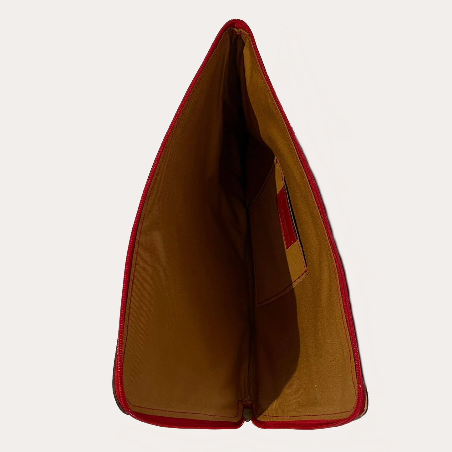 13'' Red Leather Document/Computer Sleeve