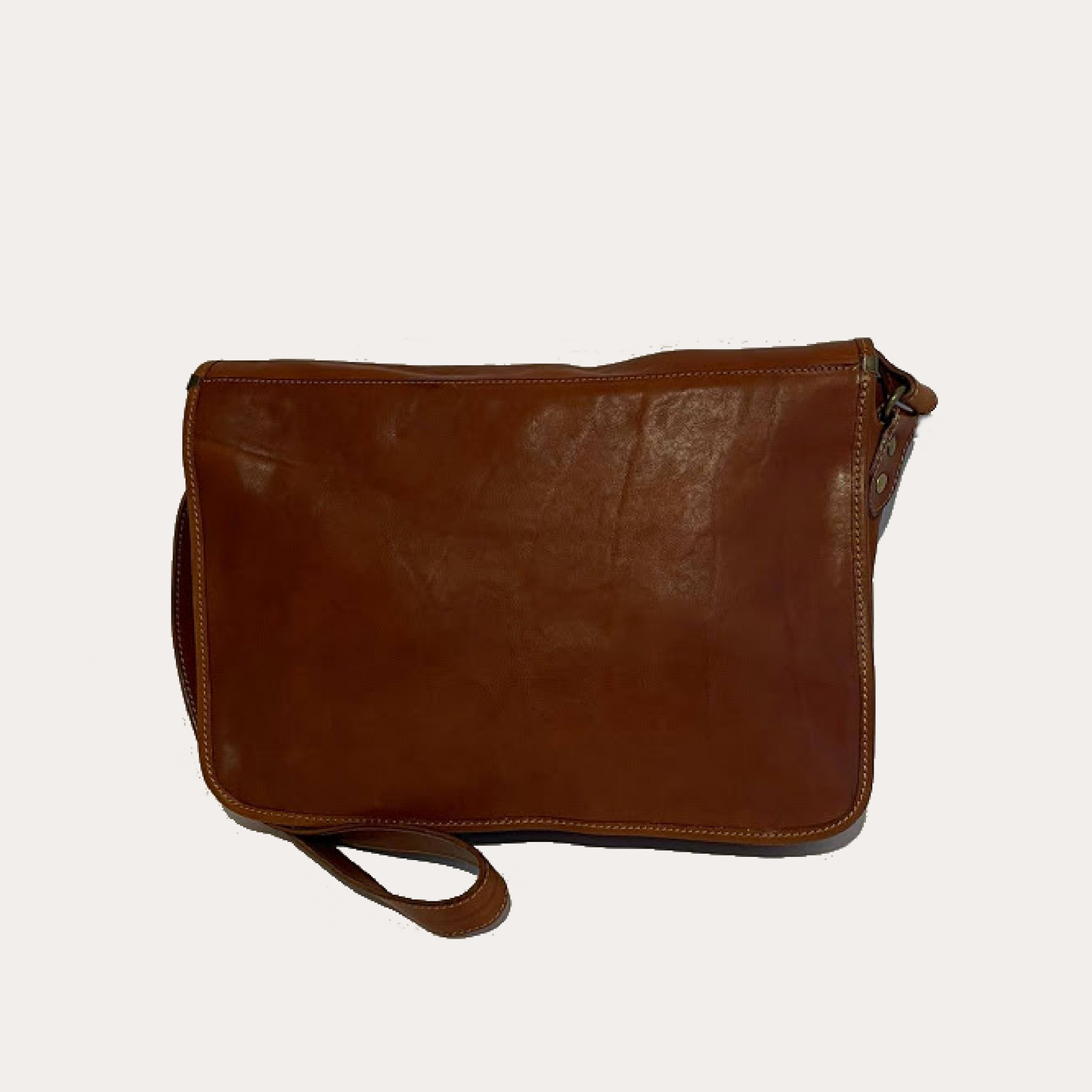 I Medici Brown Leather Satchel