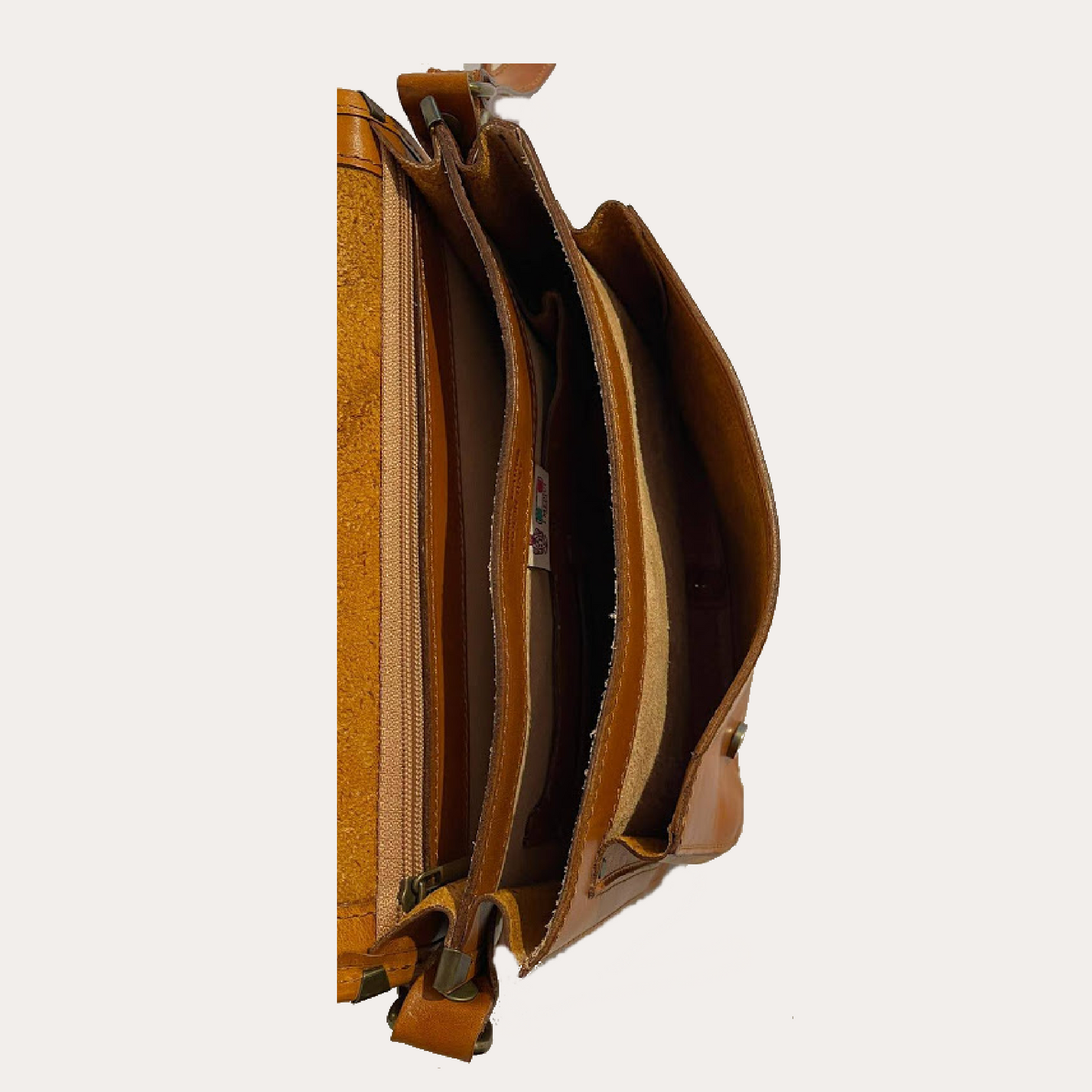 I Medici Brown Leather Satchel