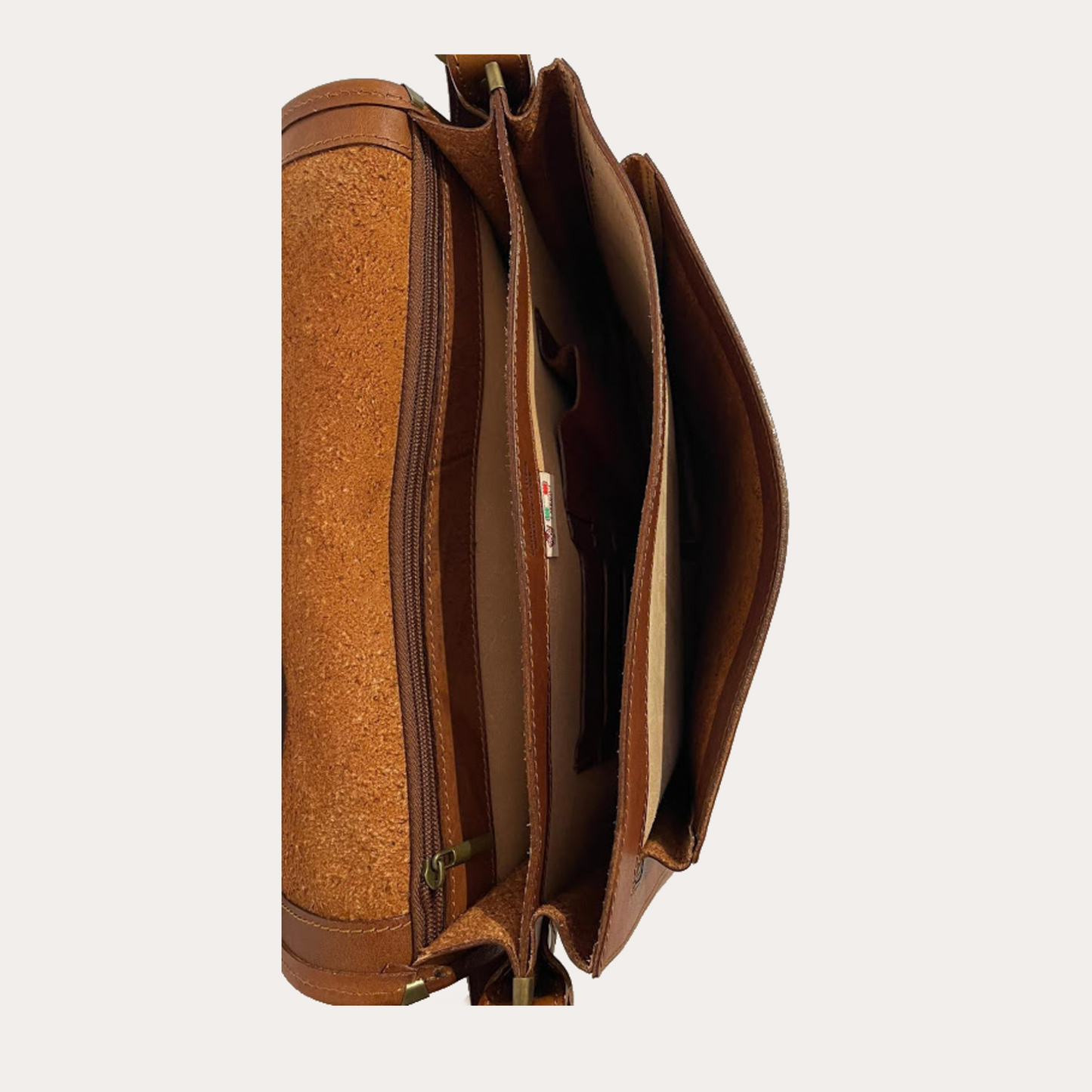 I Medici Brown Leather Satchel