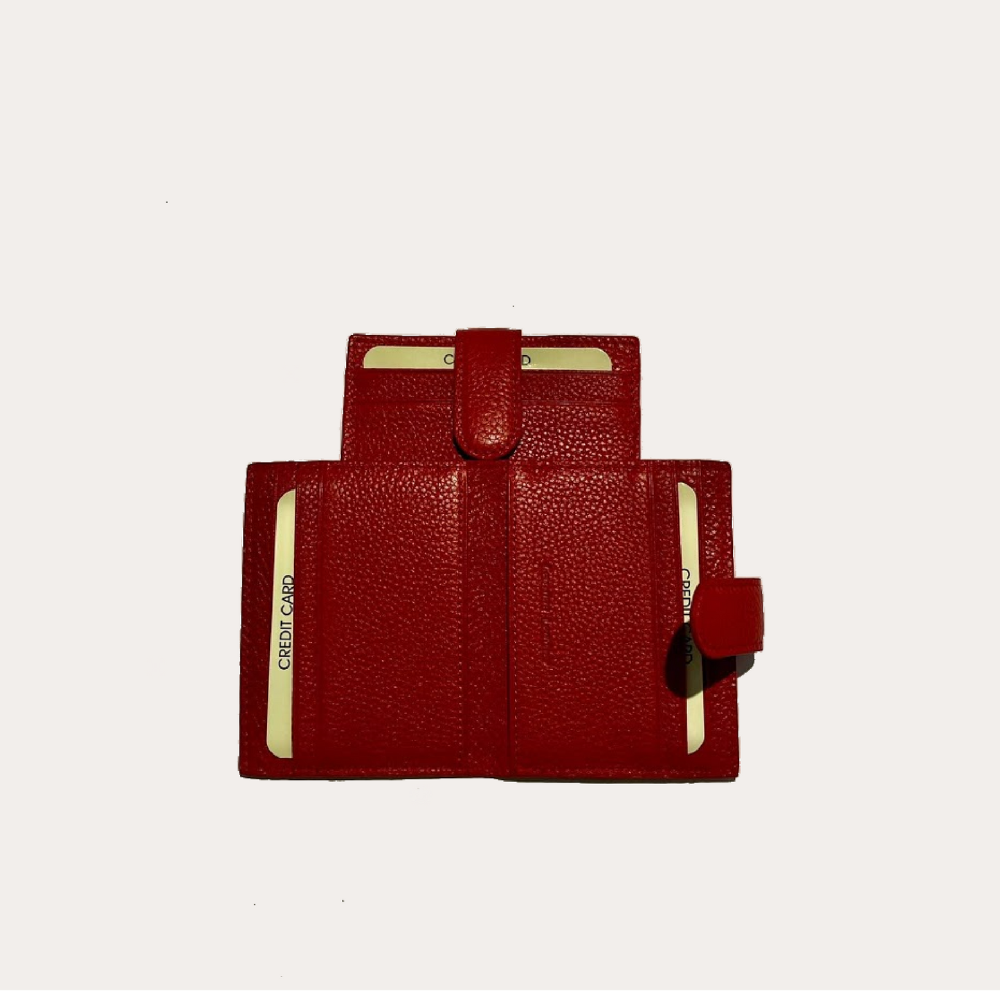 Red Leather Credit Card Holder