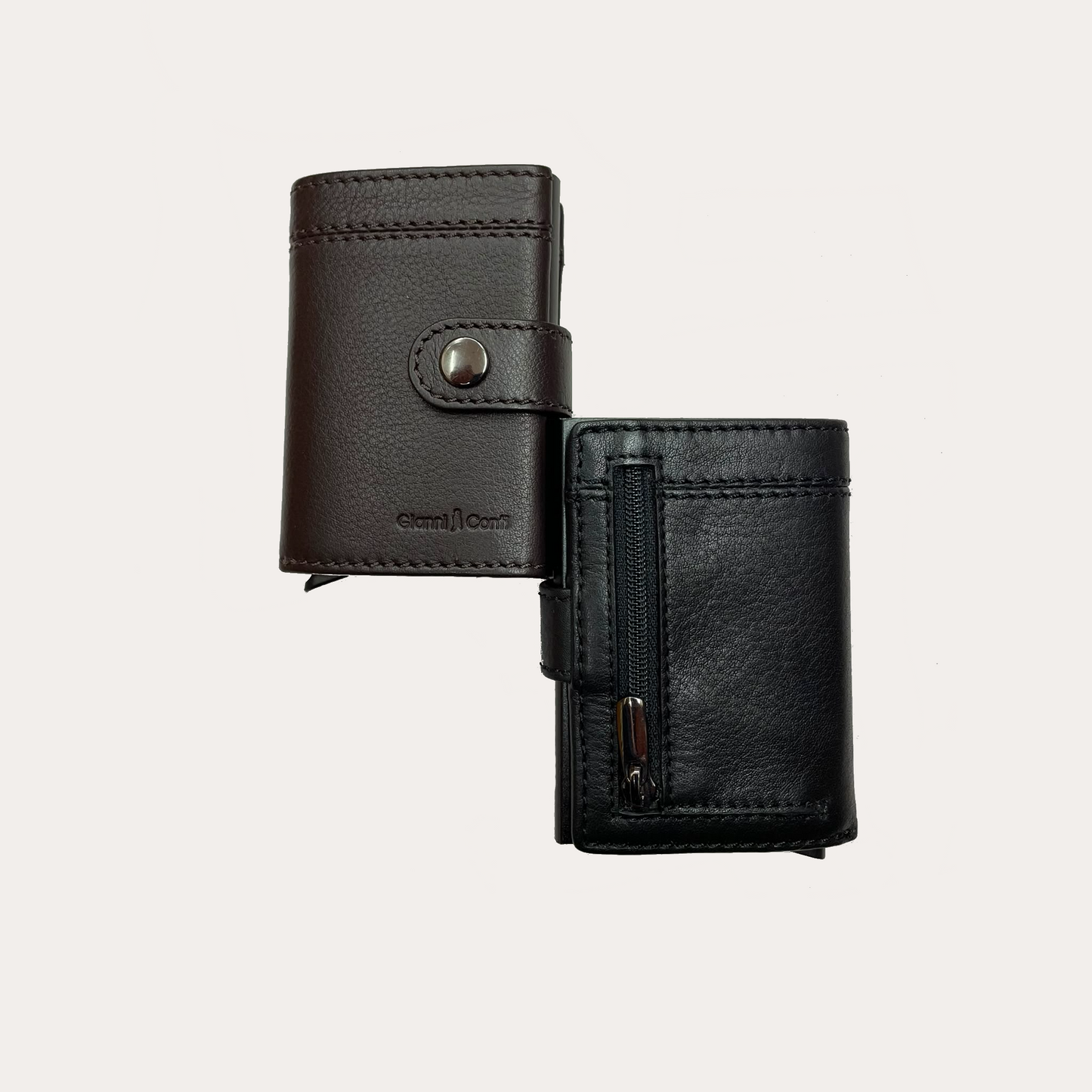 Gianni Conti Leather Pop-Up RFID Wallet