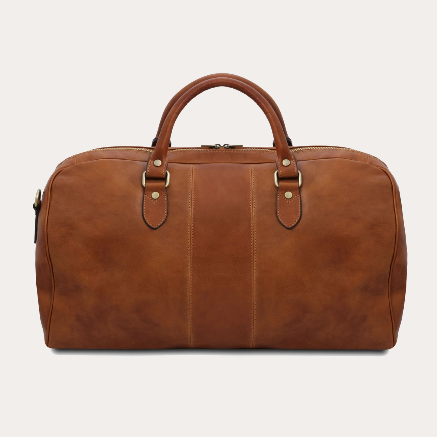 Tuscany Leather Brown Leather Travel Bag-Large Size