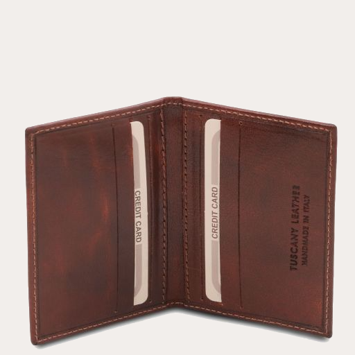 Tuscany Leather Brown Leather Card Holder