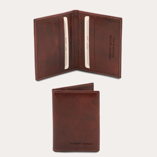 Tuscany Leather Brown Leather Card Holder