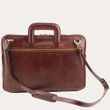 Load image into Gallery viewer, Tuscany Leather Brown Document Leather Briefcase
