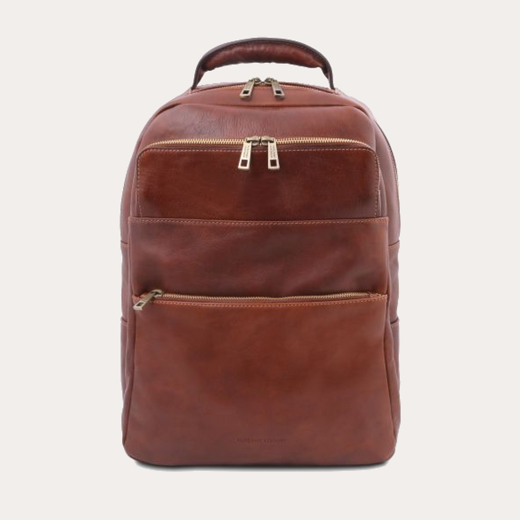 Tuscany Leather Brown Leather Backpack