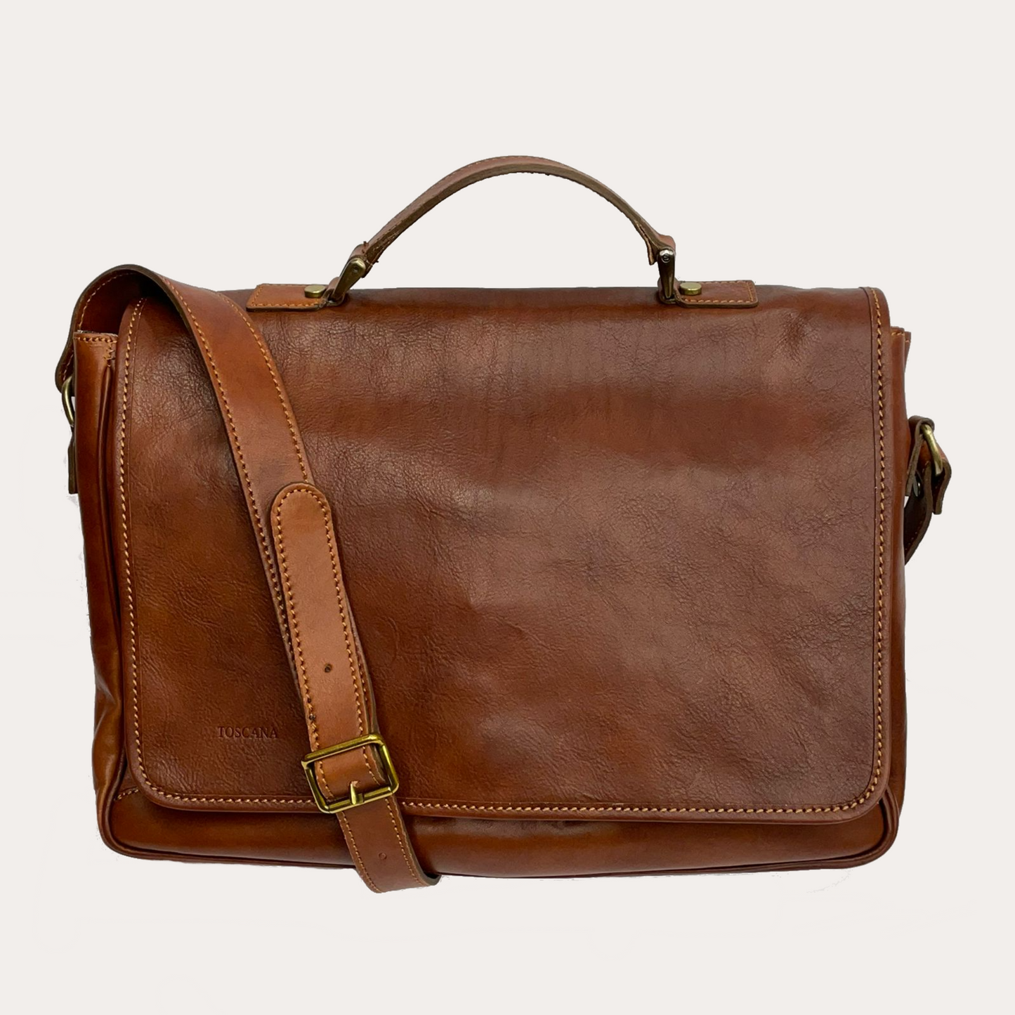 Brown Leather Laptop Case