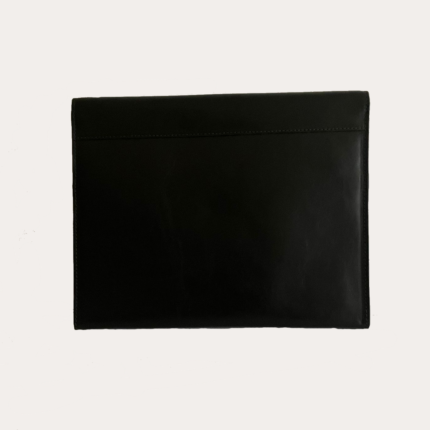 Black Leather Folio/Computer Case