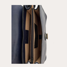 Load image into Gallery viewer, Navy Leather Bag

