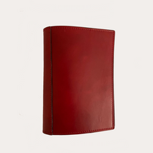 Load image into Gallery viewer, Red Leather A5 Notebook/Diary Cover
