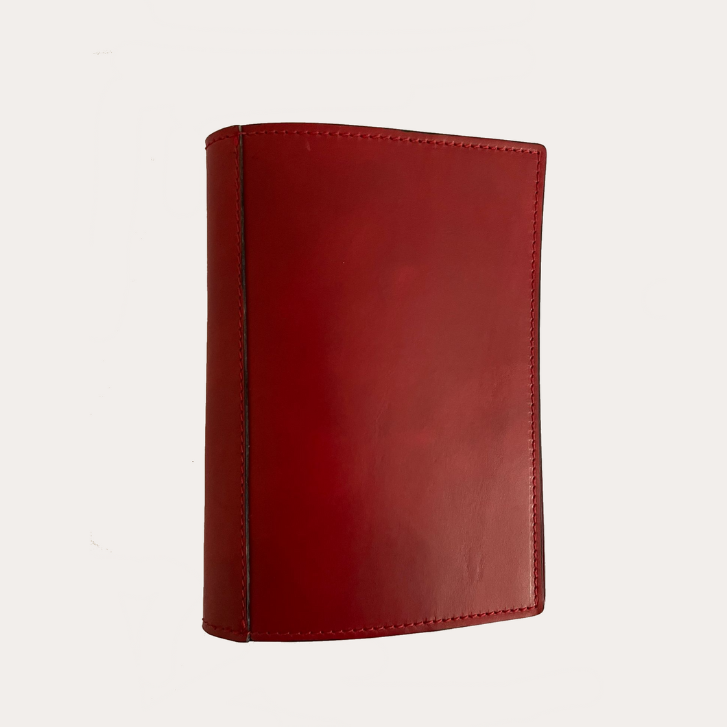 Red Leather A5 Notebook/Diary Cover