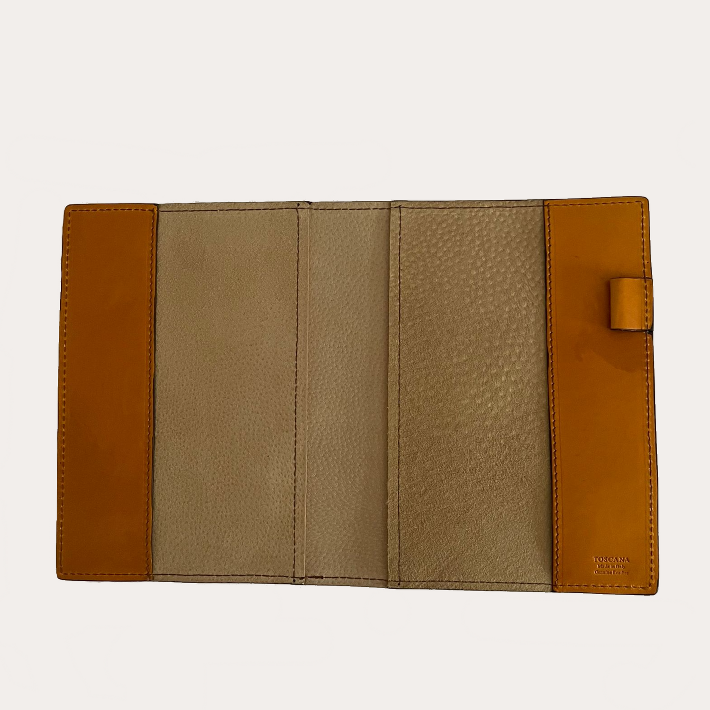 Yellow Leather A5 Notebook/Diary Cover