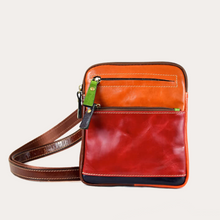 Load image into Gallery viewer, Multi-Colour Leather Shoulder Bag
