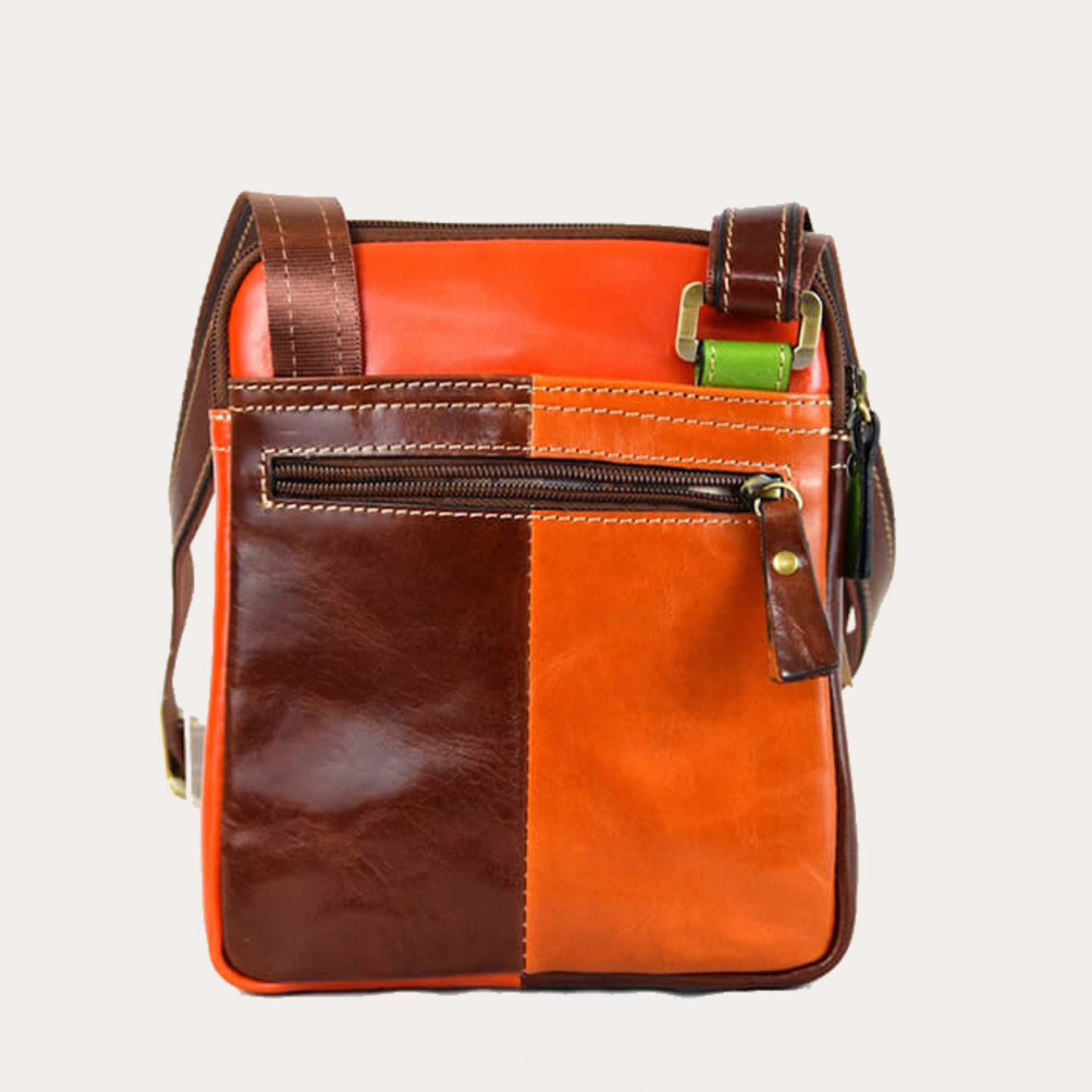 Multi-Colour Leather Shoulder Bag