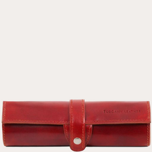 Load image into Gallery viewer, Tuscany Leather Red Leather Pen Holder

