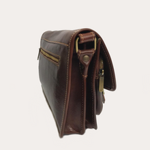 Load image into Gallery viewer, Brown Leather Satchel
