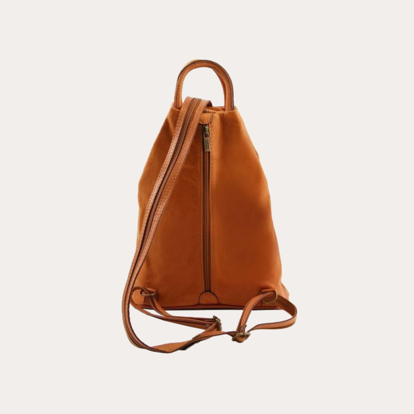 Tuscany Leather Cognac Leather Backpack