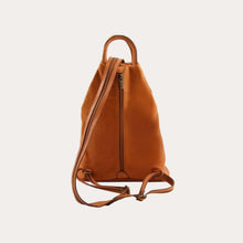 Load image into Gallery viewer, Tuscany Leather Cognac Leather Backpack
