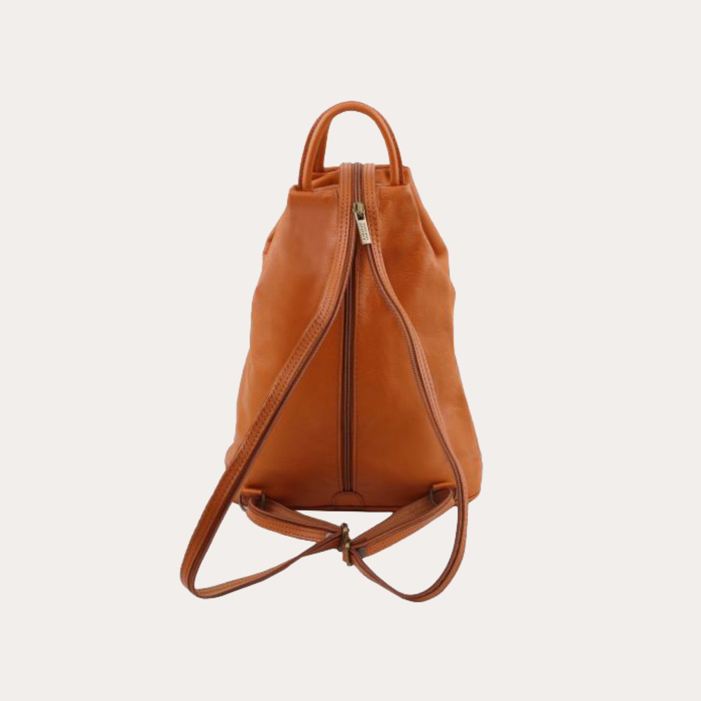 Tuscany Leather Cognac Leather Backpack