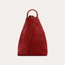 Load image into Gallery viewer, Tuscany Leather Red Leather Backpack

