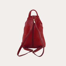 Load image into Gallery viewer, Tuscany Leather Red Leather Backpack
