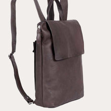 Load image into Gallery viewer, Saccoo Choco Leather Backpack-Small Size
