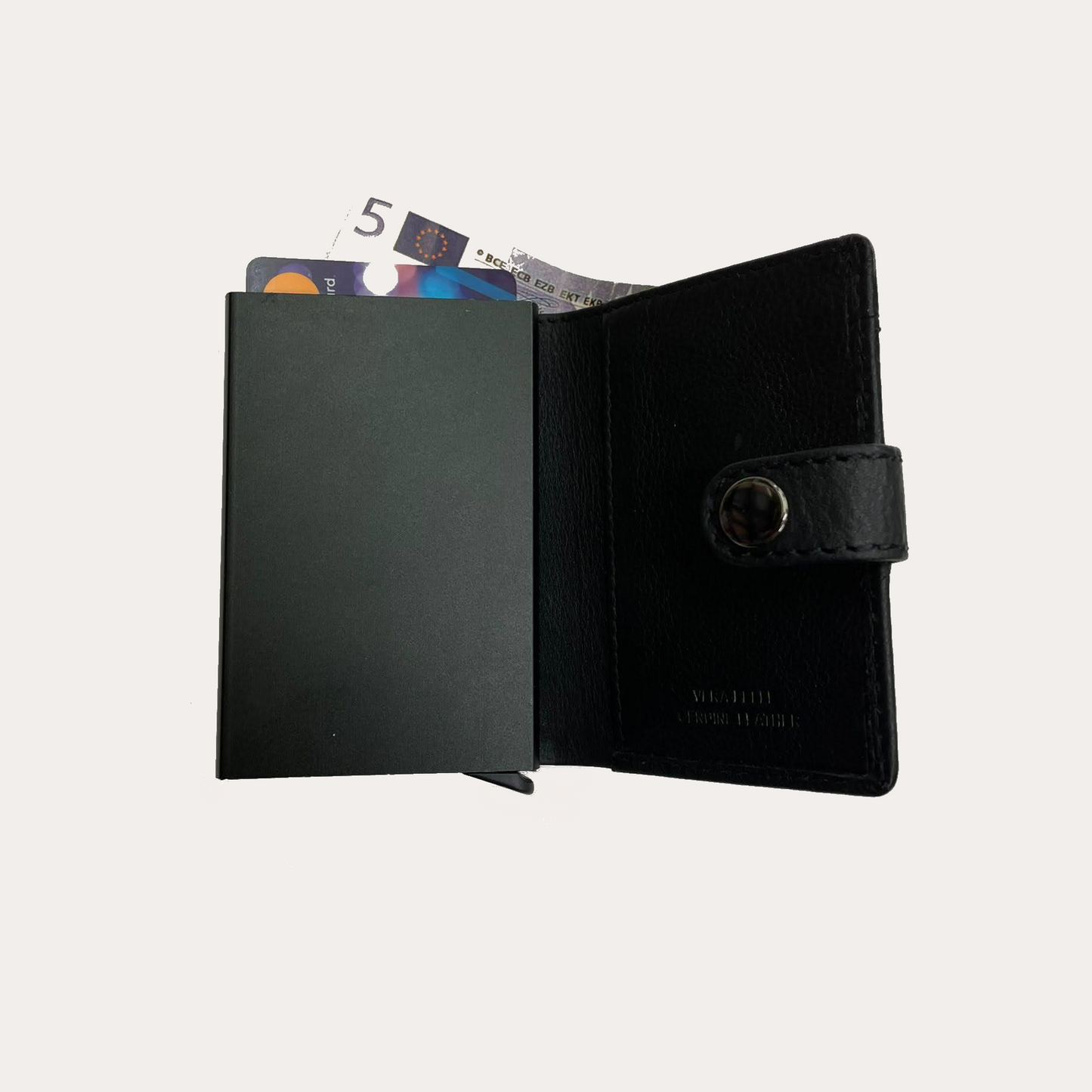 Gianni Conti Black RFID Leather Wallet