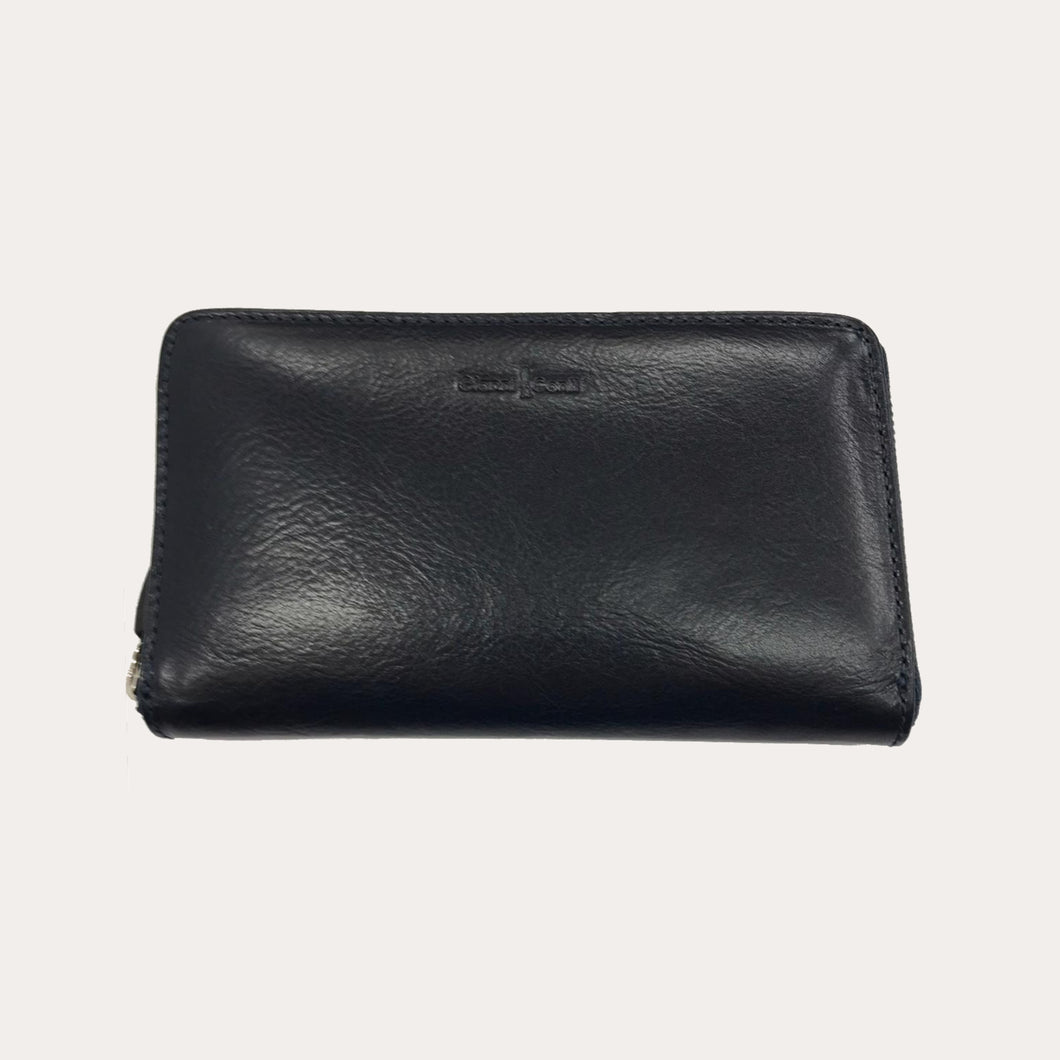 Gianni Conti Jeans Leather Zip Around Purse