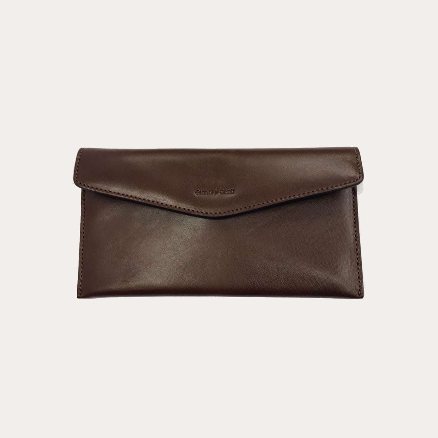 Gianni Conti Brown Leather Purse