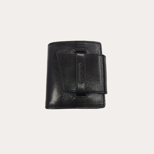 Gianni Conti Black Leather Purse