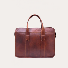 Load image into Gallery viewer, Brown Leather Laptop Case

