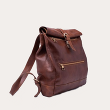 Load image into Gallery viewer, Brown Leather Backpack
