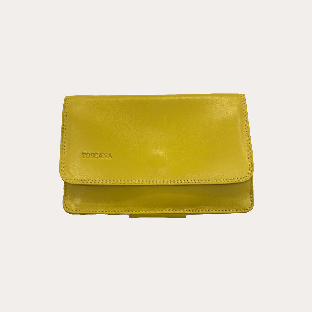 Yellow Leather Purse