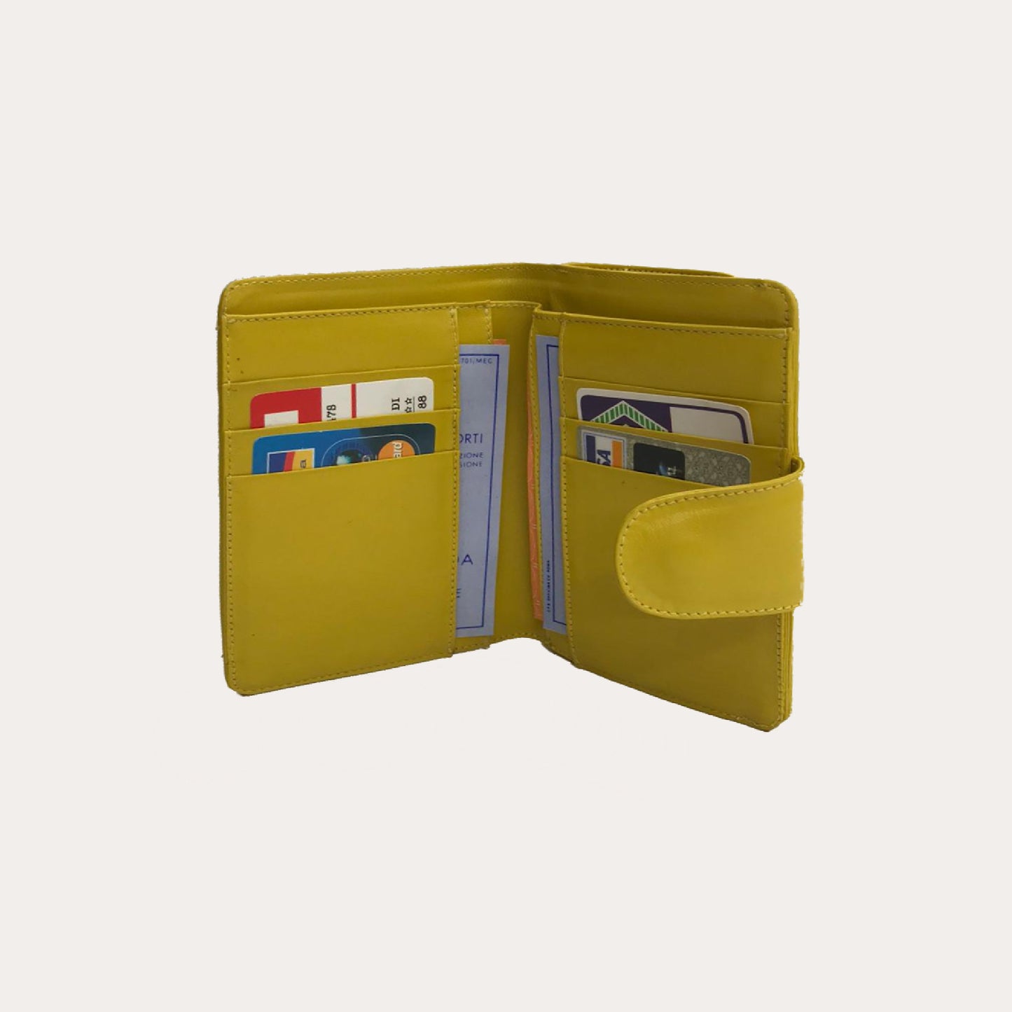 Yellow Leather Purse