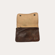 Load image into Gallery viewer, Chiarugi Brown Leather Flap Over Purse
