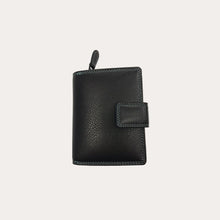 Load image into Gallery viewer, Black/Tropical Leather Purse
