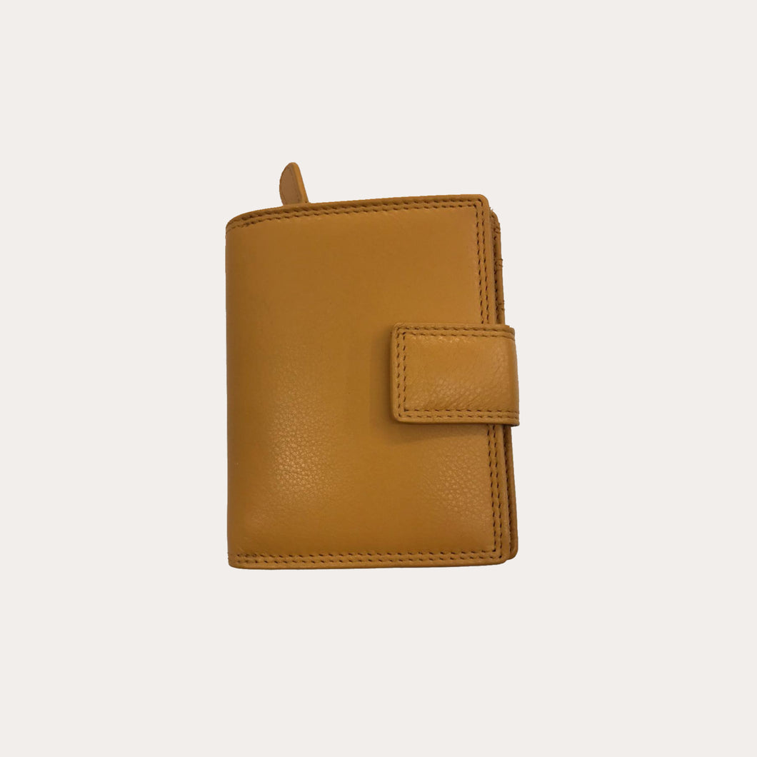 Yellow Leather Purse